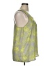 Gap Outlet 100% Polyester Green Sleeveless Blouse Size XL - photo 4