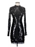 GB 100% Polyester Stars Black Cocktail Dress Size S - photo 1