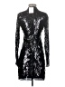 GB 100% Polyester Stars Black Cocktail Dress Size S - photo 2