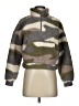 Hippie Rose 100% Polyester Camo Gray Pullover Sweater Size S - photo 1