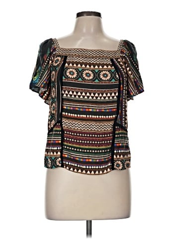 FARM Rio for Anthropologie Short Sleeve Blouse (view 1)