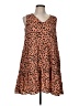 Mittoshop 100% Polyester Animal Print Brown Casual Dress Size M - photo 1