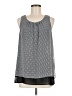 Daniel Rainn 100% Polyester Black Sleeveless Blouse Size M - photo 1