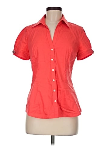 Express Design Studio Short Sleeve Blouse (view 1)