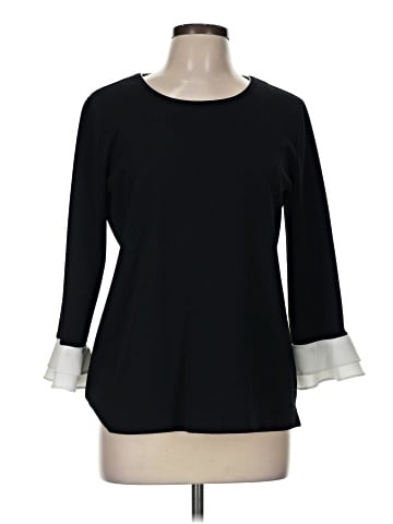 Karl Lagerfeld Paris 3/4 Sleeve Top (view 1)