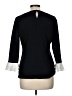 Karl Lagerfeld Paris Black 3/4 Sleeve Top Size M - photo 2