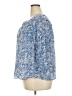 Lucky Brand Blue 3/4 Sleeve Blouse Size 3X - photo 5