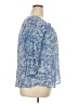 Lucky Brand Blue 3/4 Sleeve Blouse Size 3X - photo 4