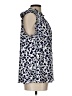 Bobeau 100% Polyester Blue Sleeveless Blouse Size L - photo 4