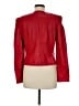 Worth 100% Leather Red Leather Jacket Size 8 - photo 2