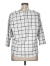 MELLODAY Silver 3/4 Sleeve Blouse Size 1X - photo 2