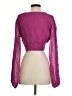 Guess Purple Long Sleeve Blouse Size S - photo 2