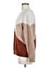Shein Color Block Brown Pullover Sweater Size M - photo 5