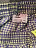 Adidas Checkered-gingham Blue Wool Pants Size 10 - photo 7
