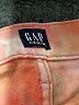 Gap Tie-dye Orange Denim Shorts Size 26 waist - photo 5