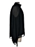 Joie 100% Polyester Black 3/4 Sleeve Blouse Size S - photo 4