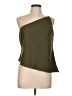 Shein 100% Polyester Green Sleeveless Blouse Size 12 - photo 1