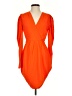 ASOS 100% Polyester Orange Cocktail Dress Size 4 - photo 1