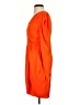 ASOS 100% Polyester Orange Cocktail Dress Size 4 - photo 5