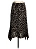 Max Studio 100% Polyester Animal Print Black Casual Skirt Size S - photo 1