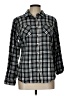 Heritage 100% Cotton Plaid Black Long Sleeve Button-Down Shirt Size L - photo 1