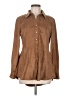 Mishca 100% Fiber Brown Long Sleeve Button-Down Shirt Size M - photo 1