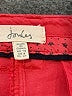Joules Solid Red Shorts Size 8 - photo 3