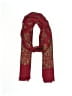 Unbranded Paisley Burgundy Red Scarf One size - photo 1