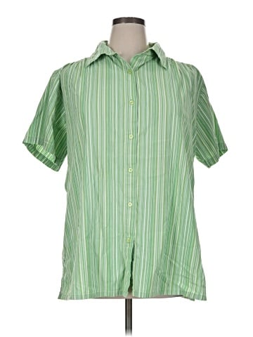 Only Necessities Short Sleeve Button-Down Shirt (view 1)