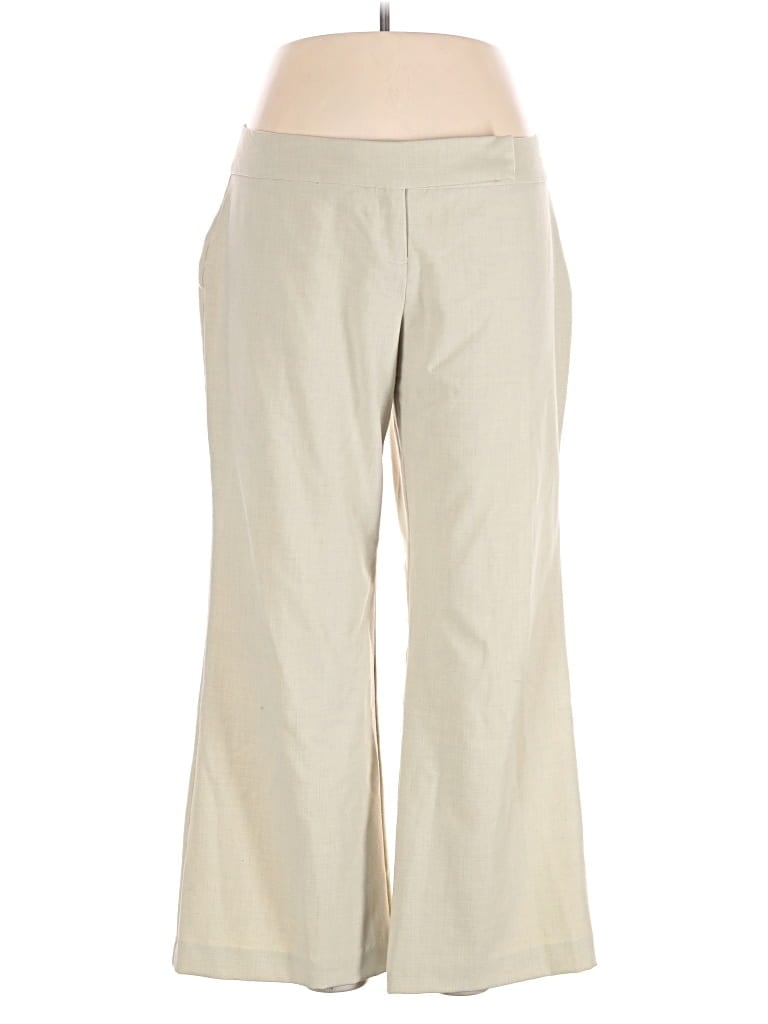 Pre-owned New York And Company Casual Pants In Tan
