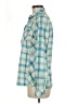 Marmot 100% Polyester Plaid Teal Long Sleeve Blouse Size M - photo 5