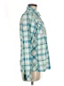 Marmot 100% Polyester Plaid Teal Long Sleeve Blouse Size M - photo 4