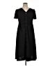 DKNY Solid Black Casual Dress Size 16 - photo 1