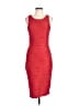 Almost Famous Solid Red Cocktail Dress Size L - photo 1