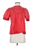 Hinge 100% Cotton Red Short Sleeve Blouse Size S - photo 1