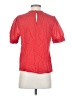 Hinge 100% Cotton Red Short Sleeve Blouse Size S - photo 2