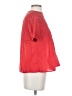 Hinge 100% Cotton Red Short Sleeve Blouse Size S - photo 4