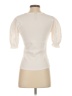Bobi 100% Cotton Ivory Short Sleeve Top Size S - photo 2