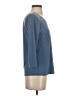 T Tahari Blue 3/4 Sleeve Top Size S - photo 4