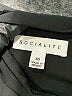 Socialite Solid Black Cocktail Dress Size XS - photo 6