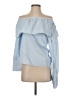 Walter Baker Blue 3/4 Sleeve Blouse Size S - photo 1