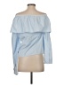 Walter Baker Blue 3/4 Sleeve Blouse Size S - photo 2
