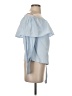 Walter Baker Blue 3/4 Sleeve Blouse Size S - photo 4