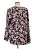 J.Jill Floral Brown Long Sleeve Blouse Size L - photo 2