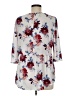 Unbranded Floral Ivory 3/4 Sleeve Blouse Size M (estimated) - photo 2
