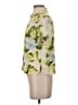 Assorted Brands 100% Silk Tropical Green Short Sleeve Silk Top Size S - photo 5