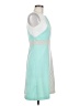 Studio One Color Block Teal Cocktail Dress Size 6 - photo 4