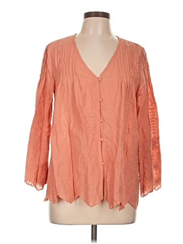 Solitaire 3/4 Sleeve Blouse (view 1)
