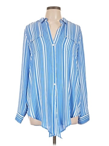 Jones New York Signature Long Sleeve Blouse (view 1)
