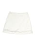 Ekouaer 100% Polyester Solid Ivory Skort Size L - photo 2